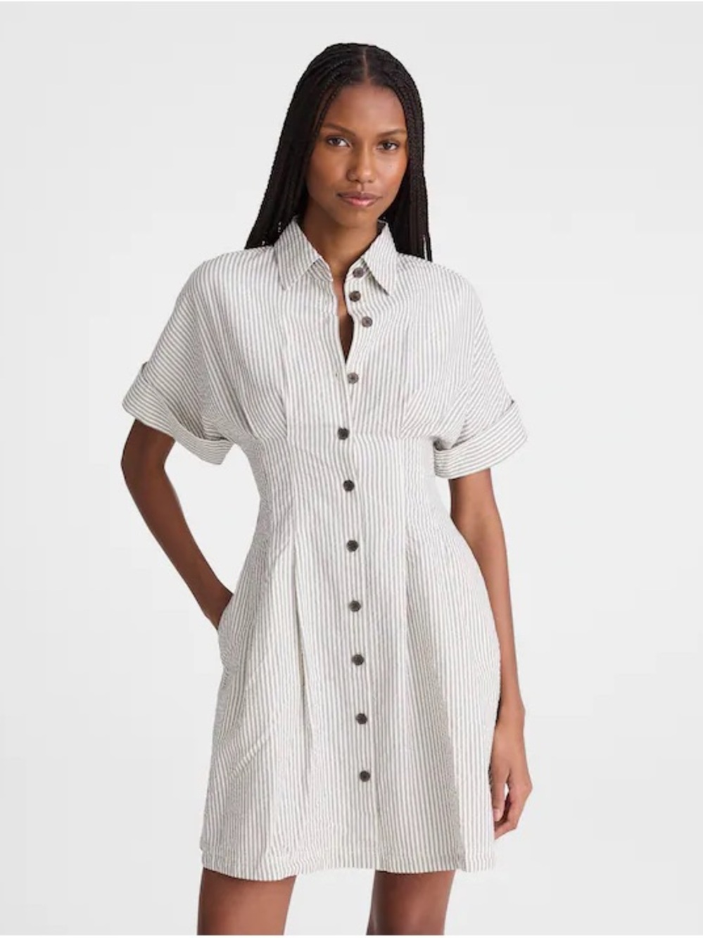 Madewell The Perry Mini Shirtdress S